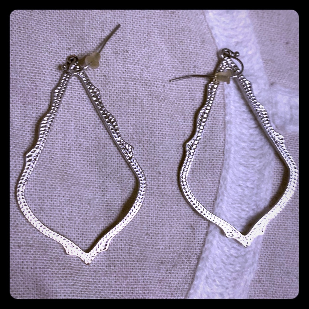 Kendra Scott Silver Rhodium Sophee Earrings